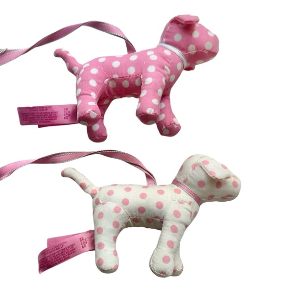 PiNK Victoria’s Secret Mini Dog Ornaments + VS LOVE PiNK Box PiNK Christmas - Picture 4 of 11
